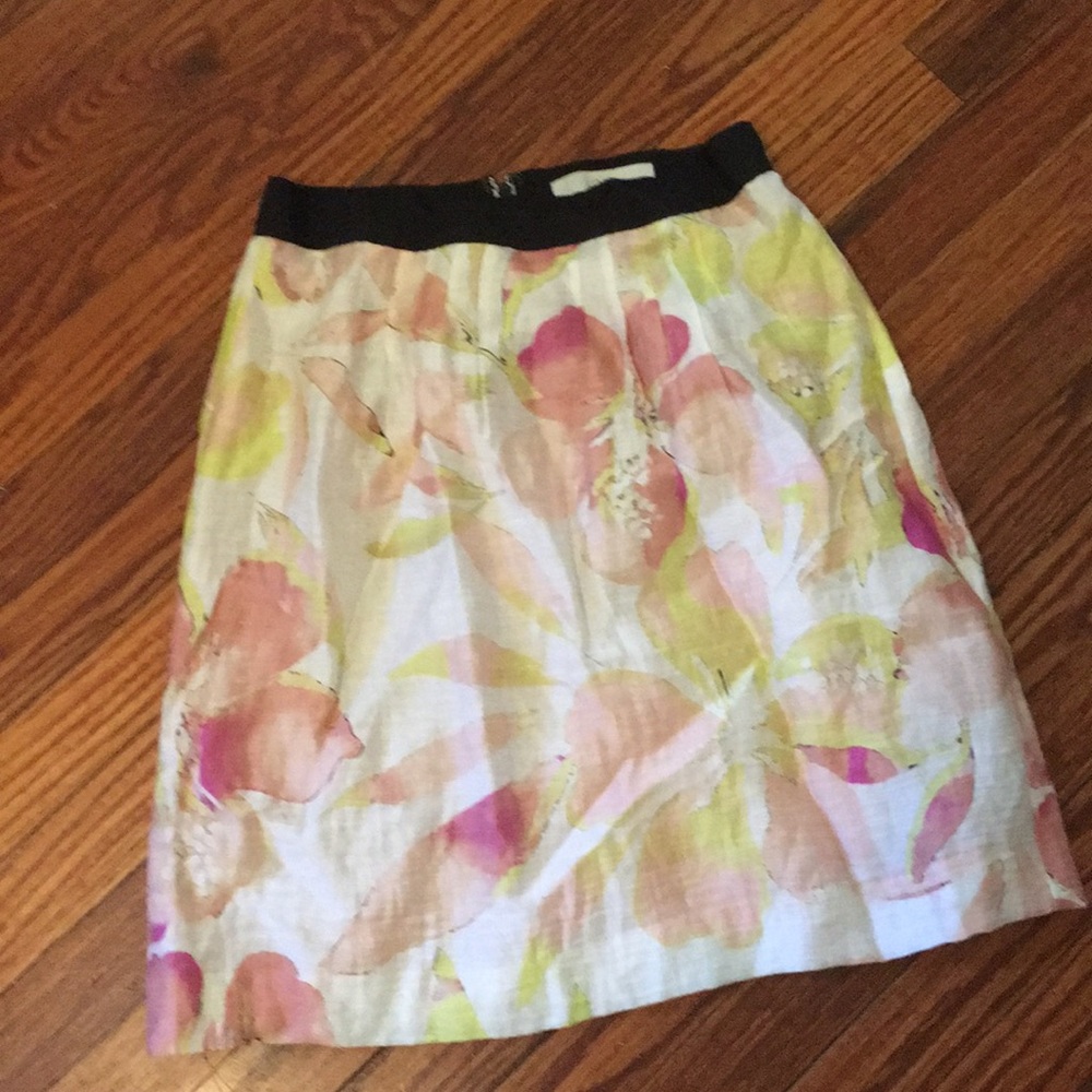 Loft floral skirt